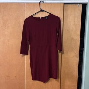 Forever 21 Burgundy Mini Dress